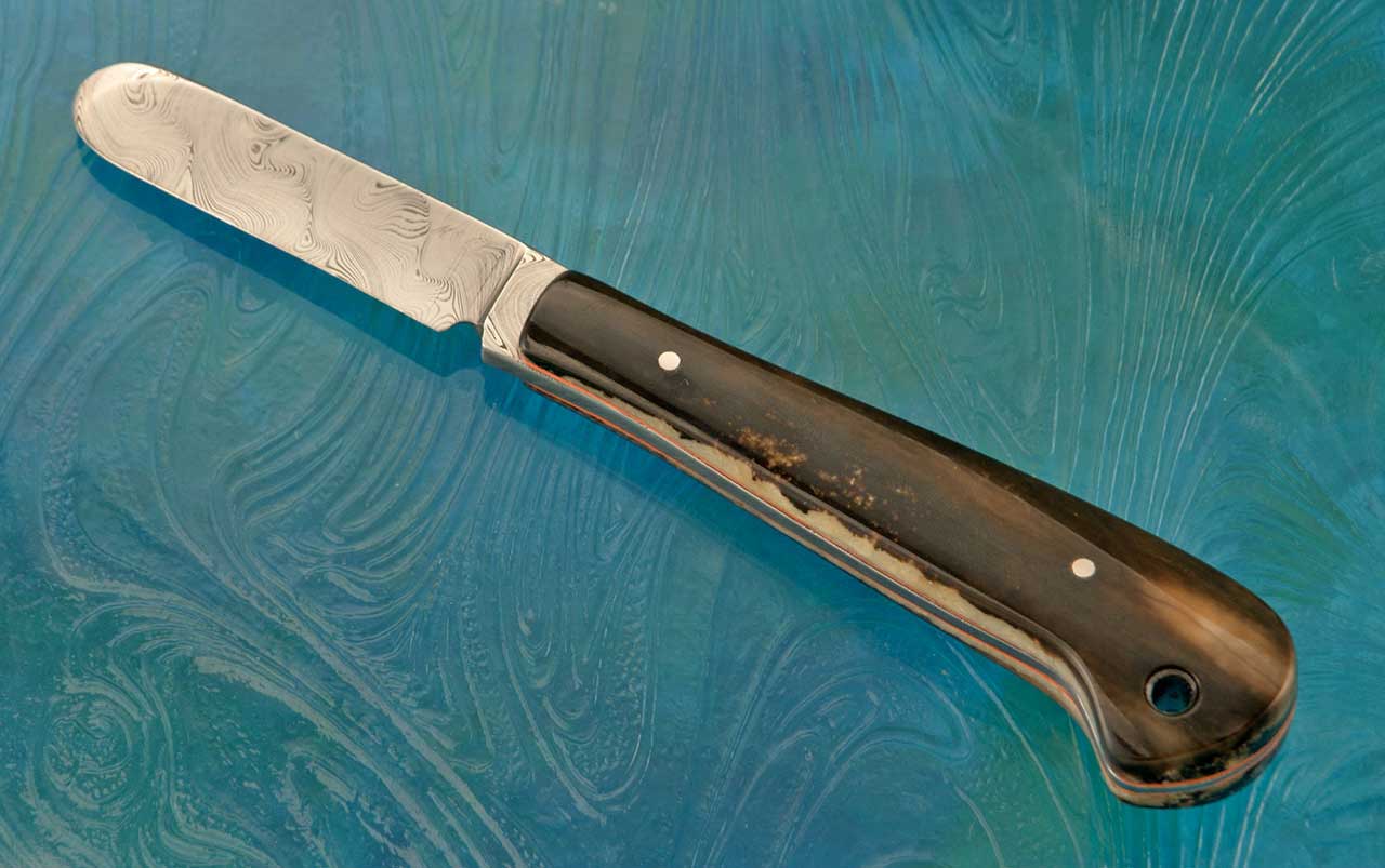 Damascus Oyster Knife